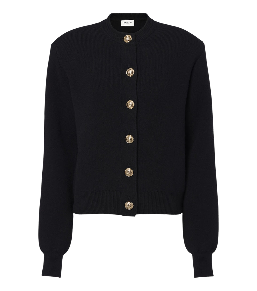 Balmain Cashmere and wool cardigan