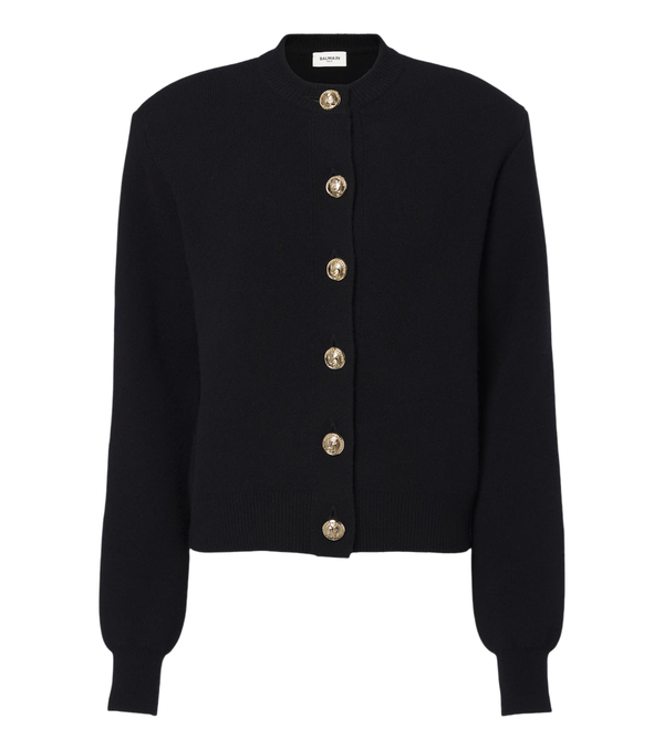 Balmain Cashmere and wool cardigan