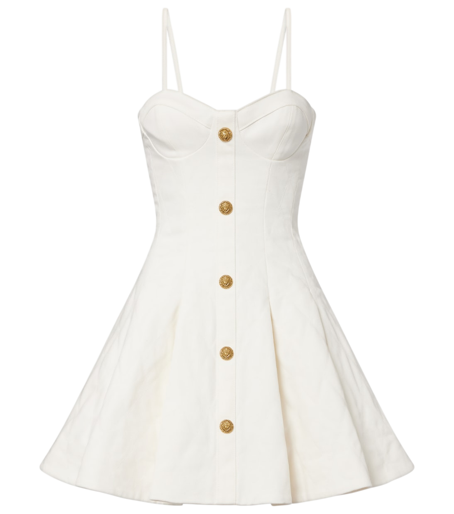 Minirobe en jean Balmain
