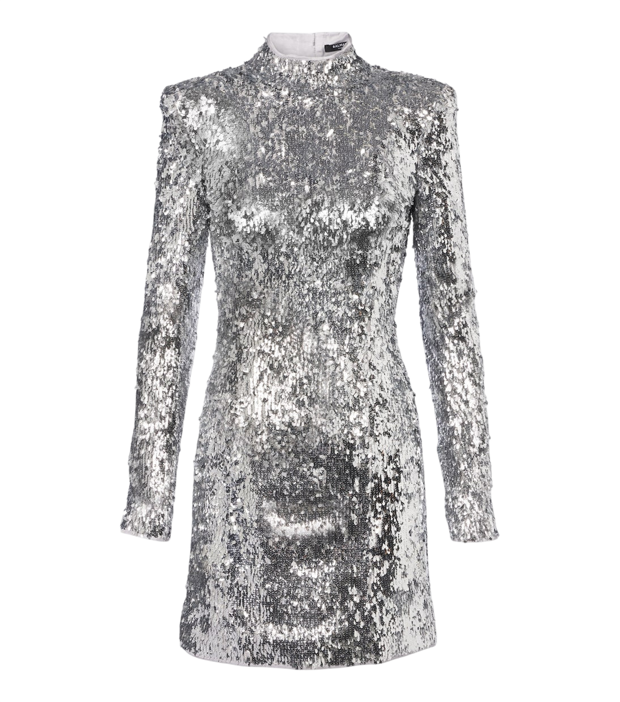Mini-robe à sequins Balmain