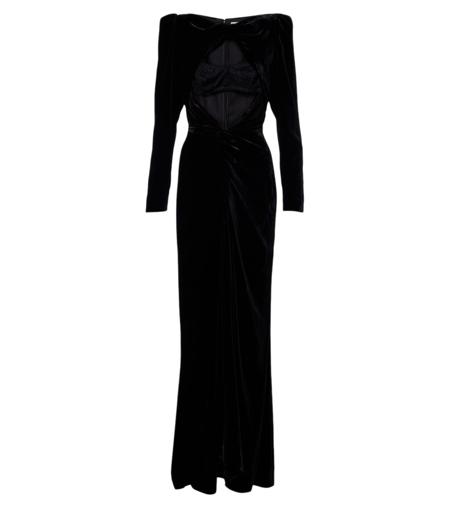 Balmain Velvet gown