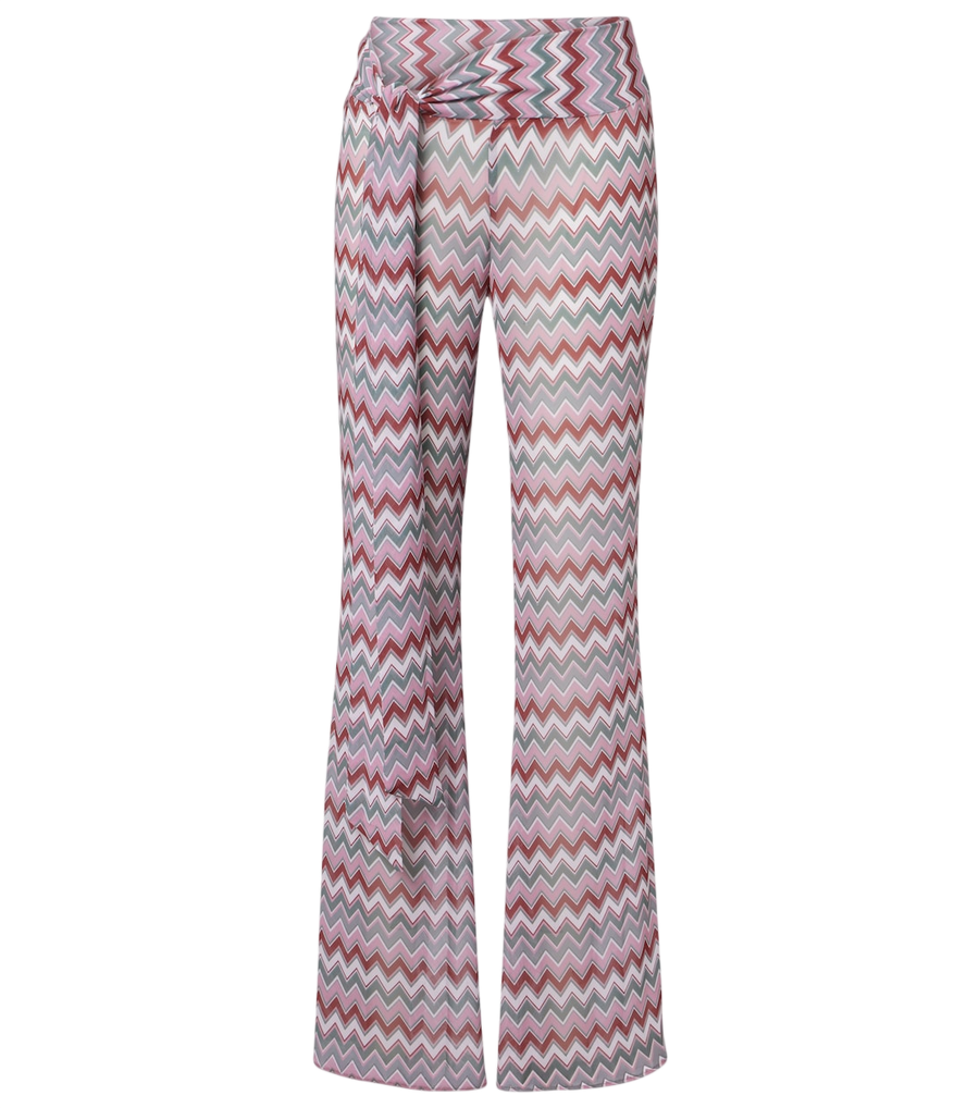 Bananhot Bowie chevron flared pants