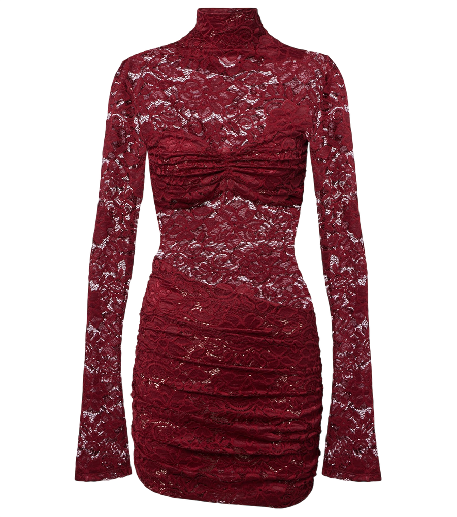 Mini-robe Bananhot Francisca en dentelle florale