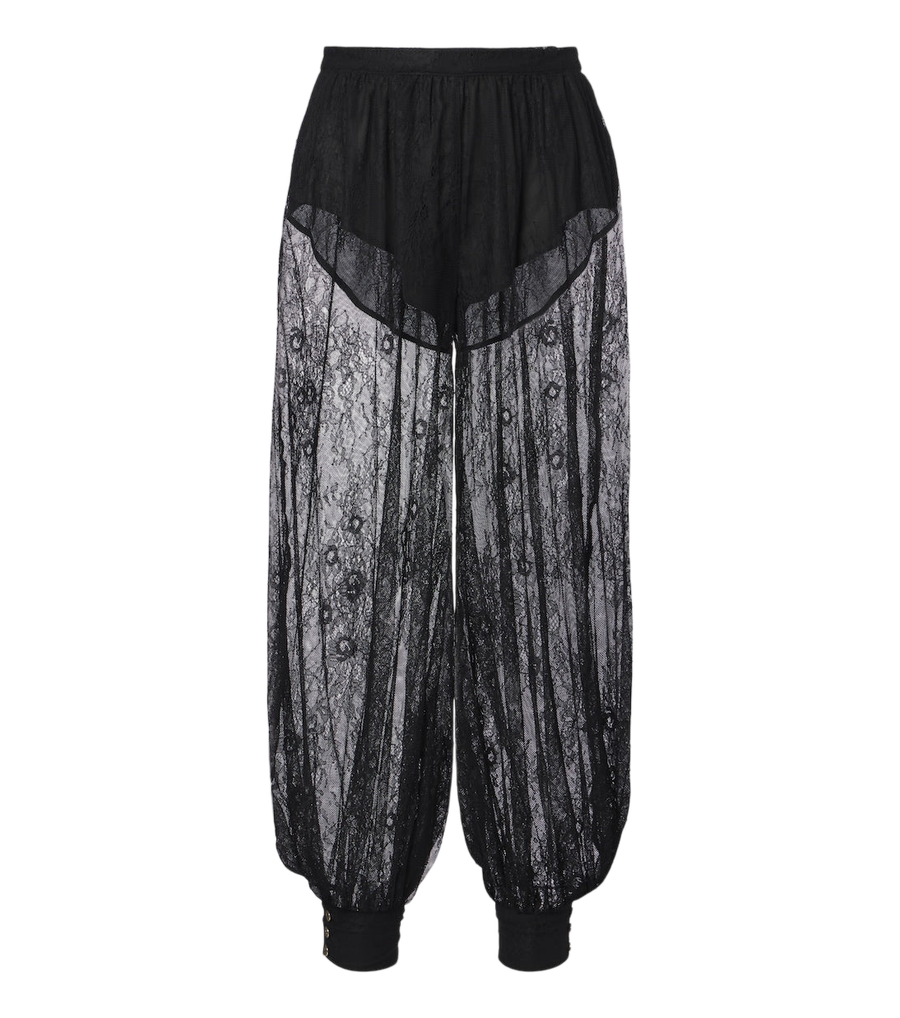 Bananhot Kendall sheer lace balloon pants