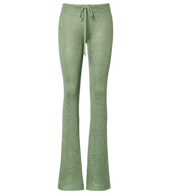 Bananhot Pantaloni svasati con paillettes Liz