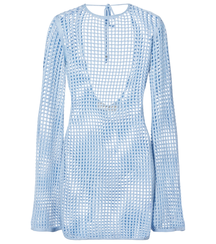 Bananhot Serena open-knit minidress