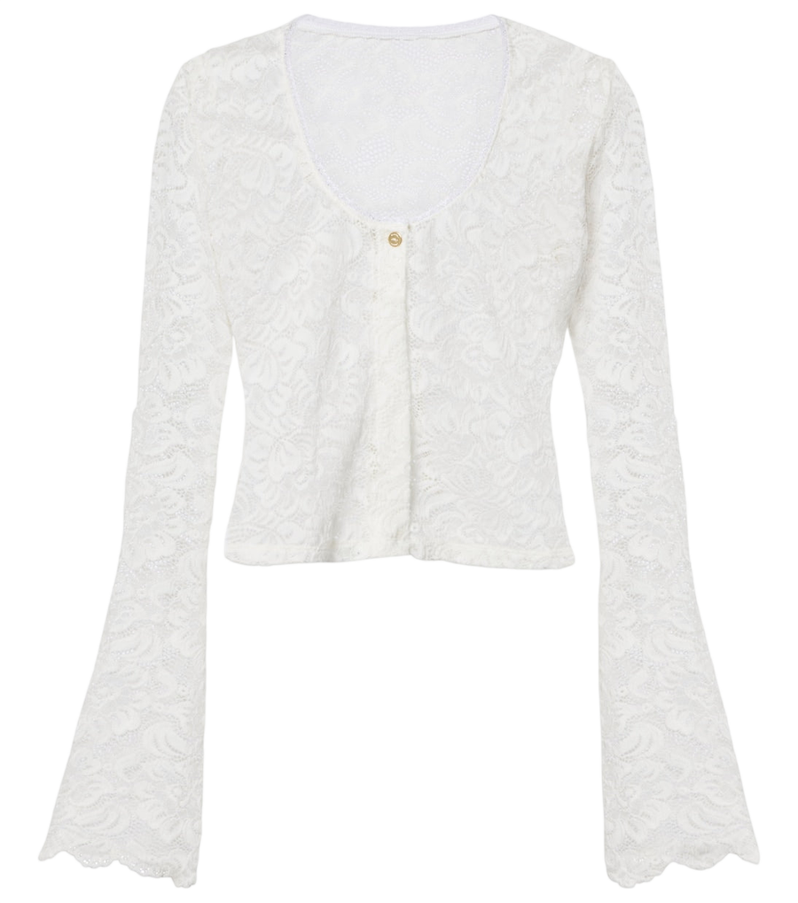 Bananhot Trista sheer lace cardigan