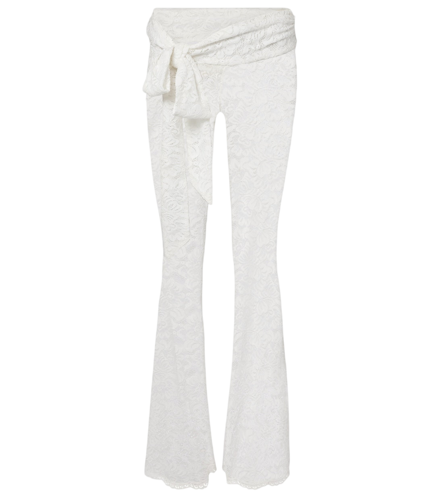 Bananhot Vecna sheer lace flared pants