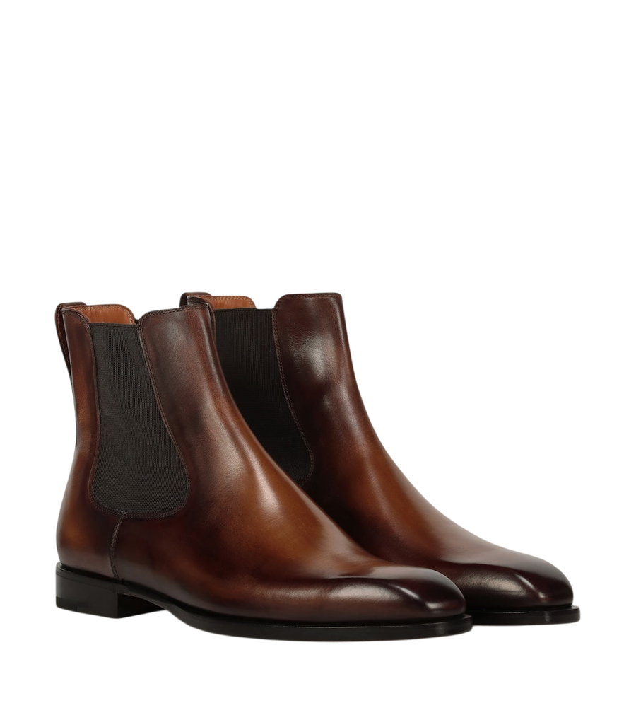Berluti Caractère Capri leather boots