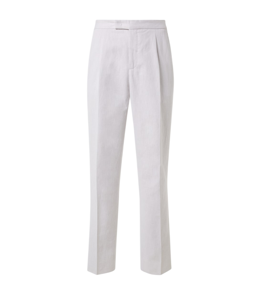 Berluti Cotton and linen straight pants