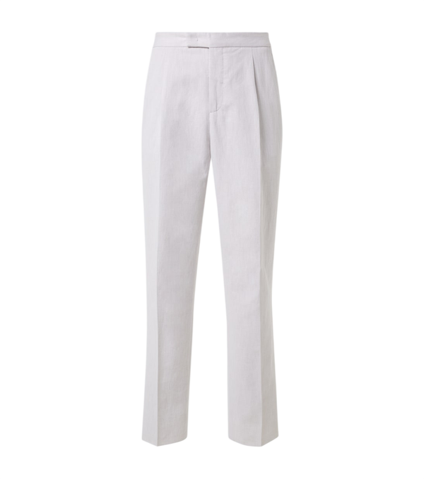 Berluti Cotton and linen straight pants