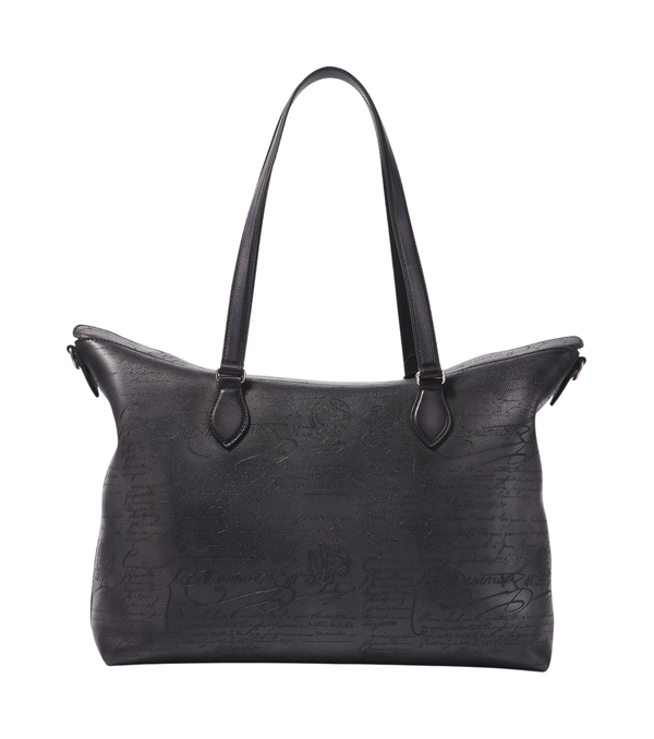 Sac cabas Berluti Late Hour en cuir Scritto