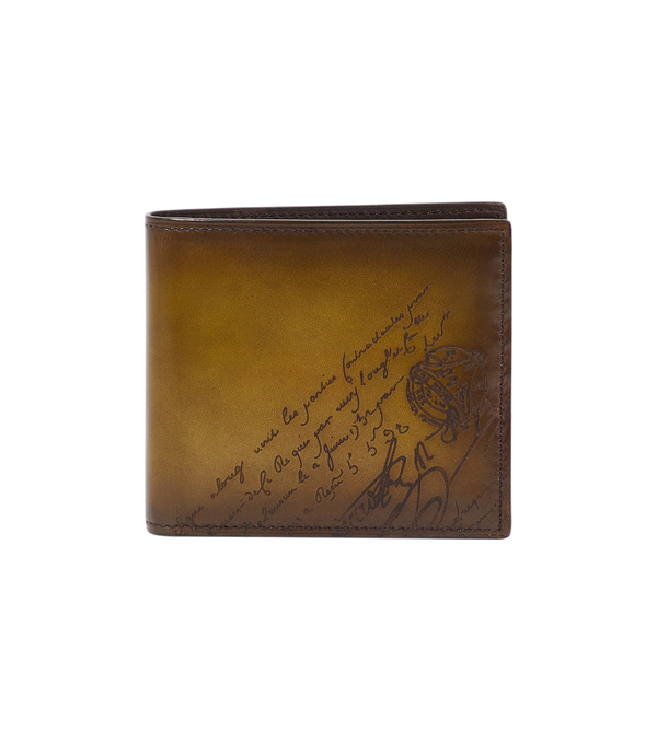 Berluti Makore Scritto leather wallet