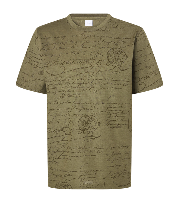 Berluti Printed cotton jersey T-shirt