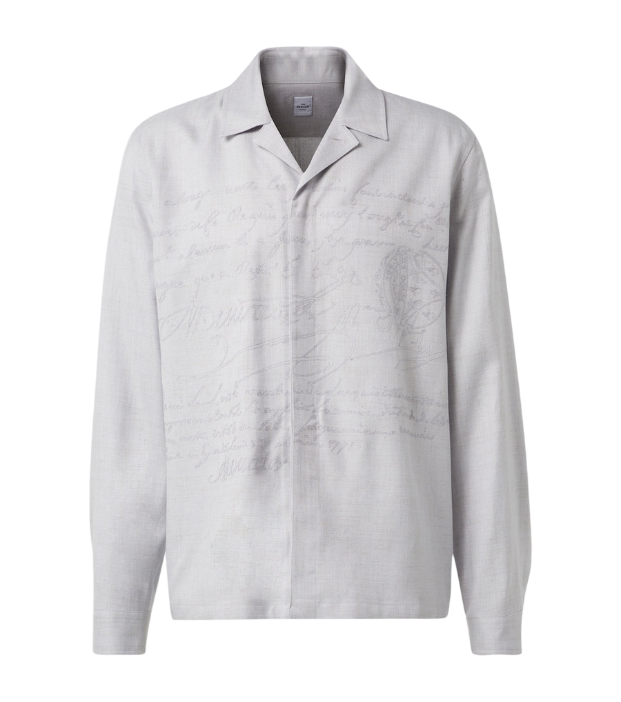 Berluti Scritto embroidered overshirt