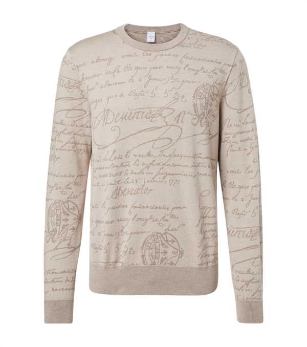 Berluti Scritto wool and cashmere sweater