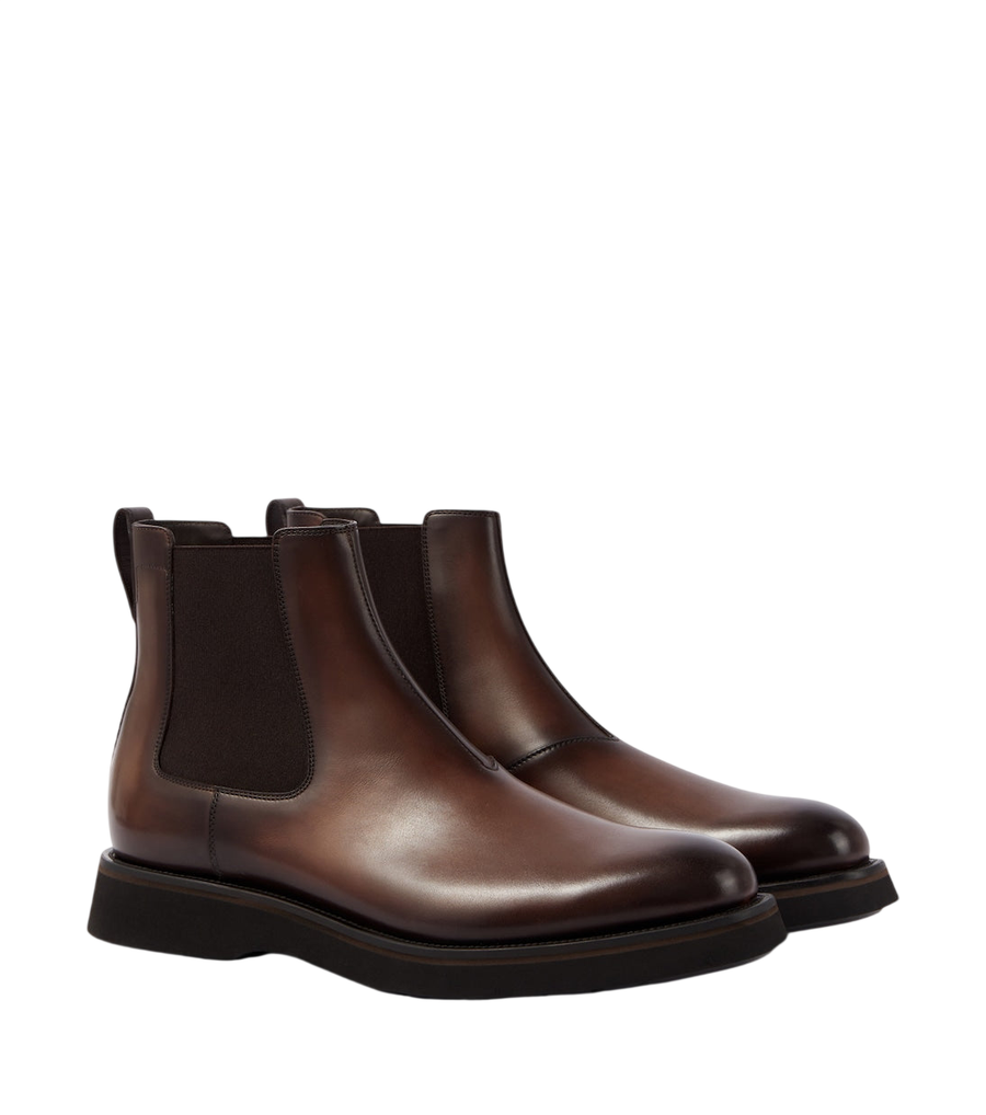 Berluti Venezia leather boots