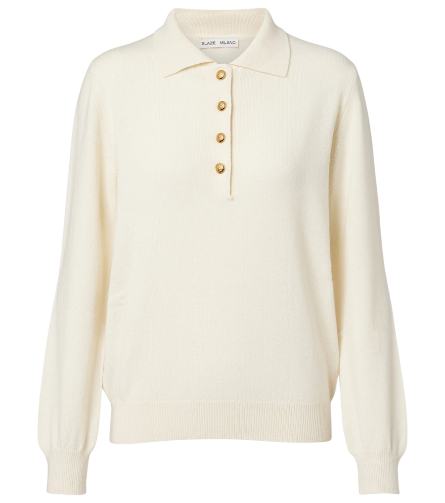 Blazé Milano Highland wool and cashmere polo sweater