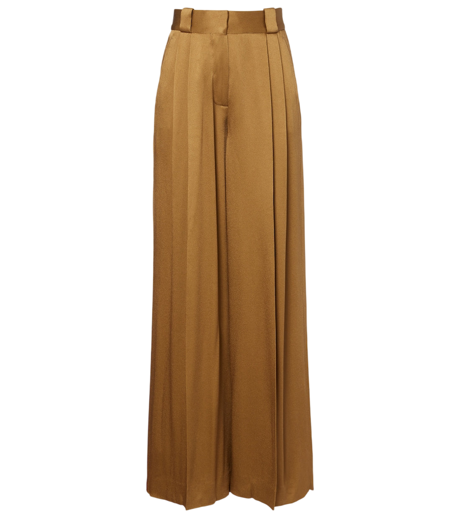 Blazé Milano Husi satin palazzo pants
