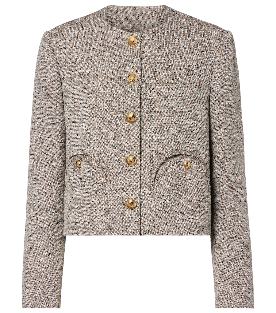 Blazé Milano Shamo linen-blend tweed jacket