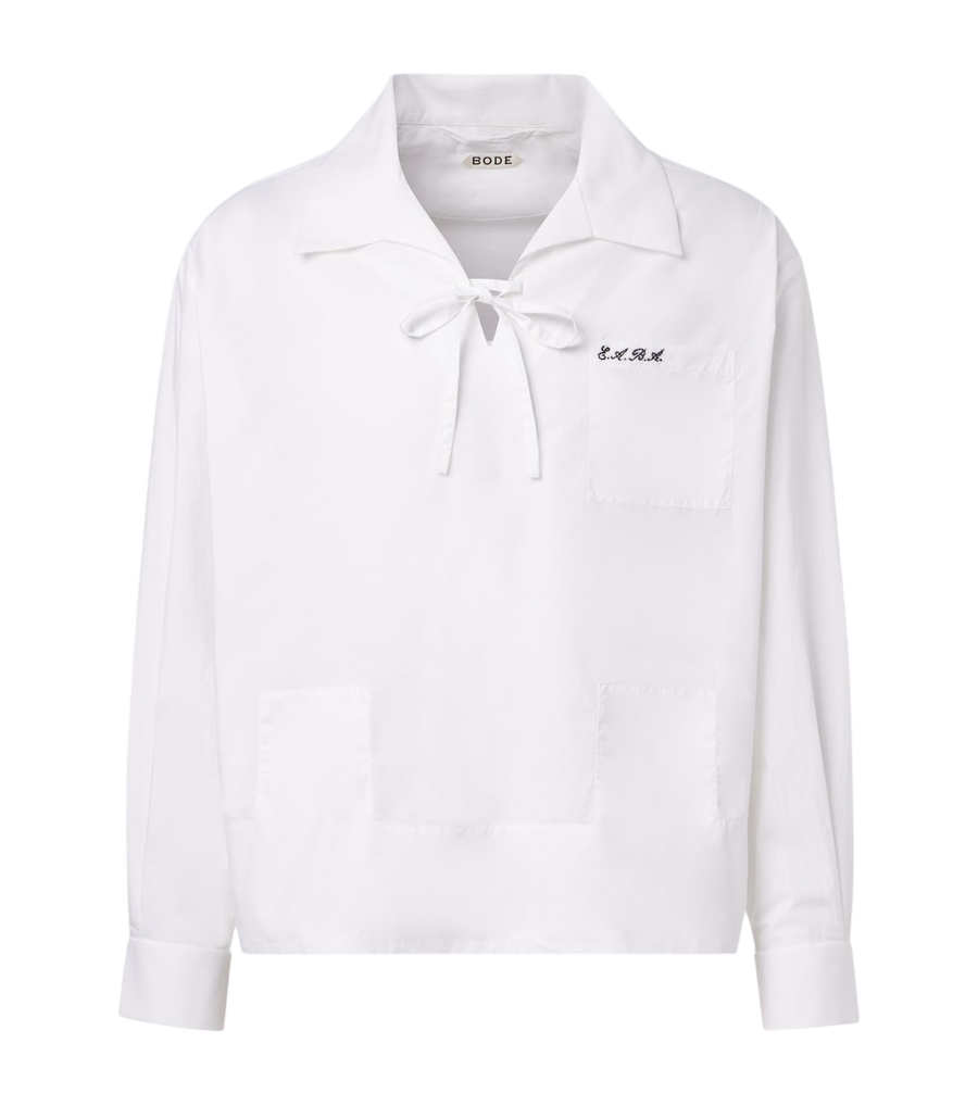 Bode Cotton poplin top