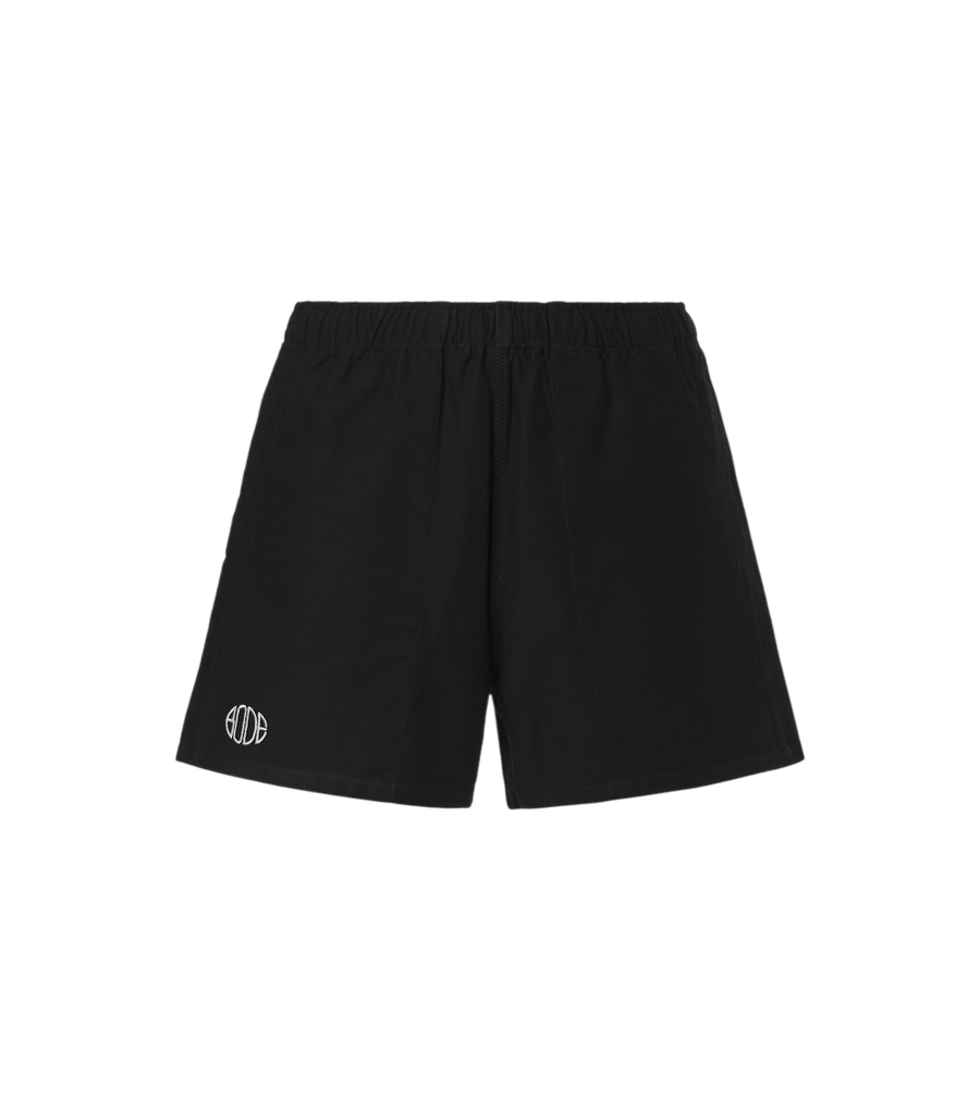 Bode Logo cotton twill Bermuda shorts