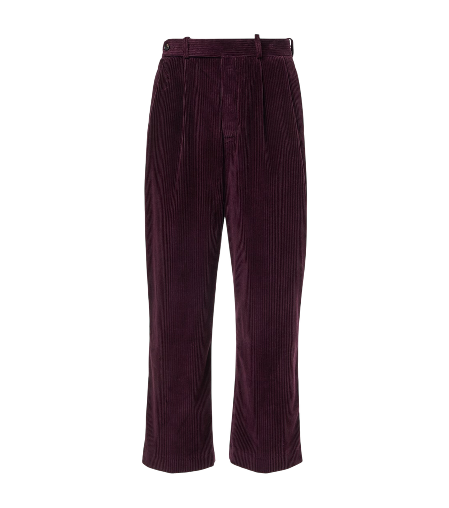 Bode McNab cotton corduroy wide-leg pants