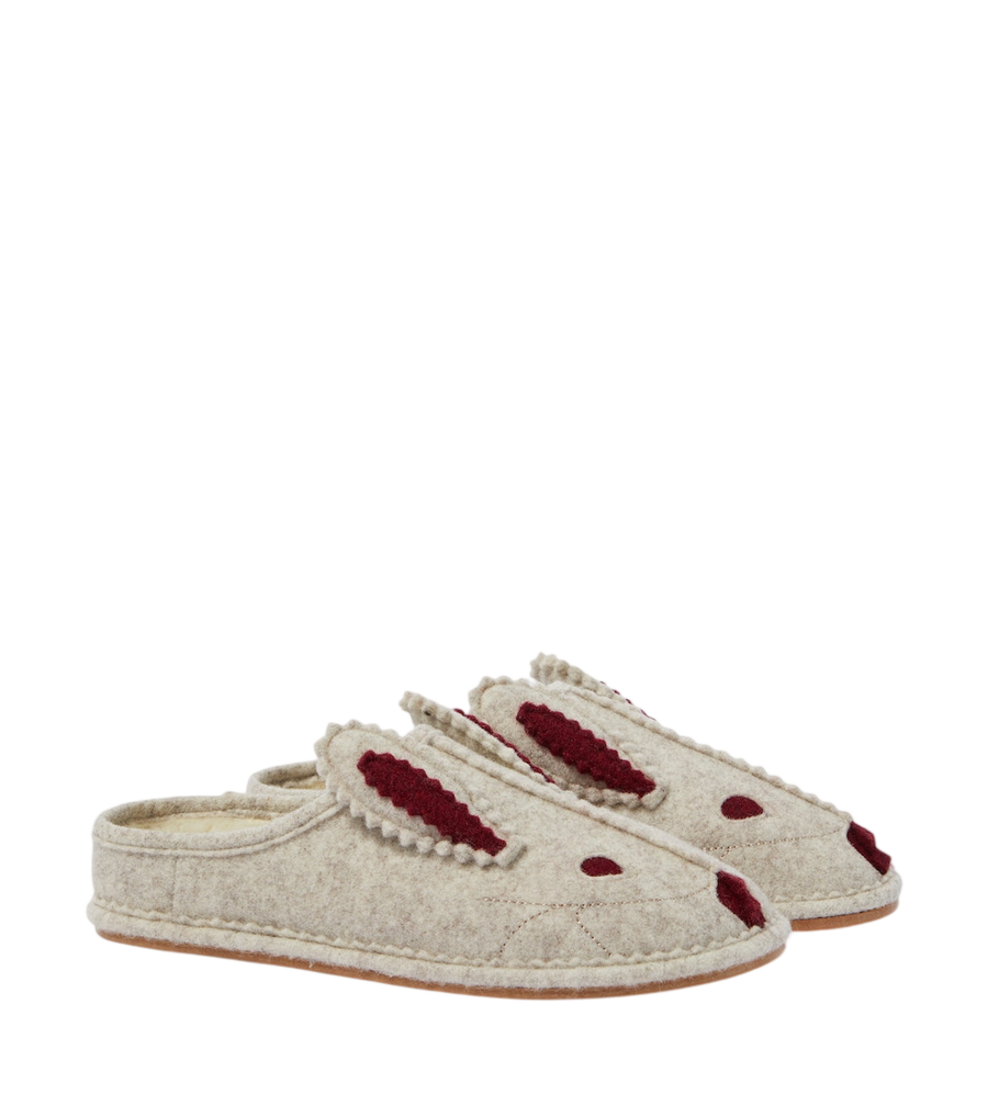 Bode Wool-blend slippers