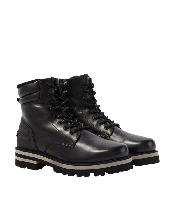 Bogner Courchevel leather lace-up boots