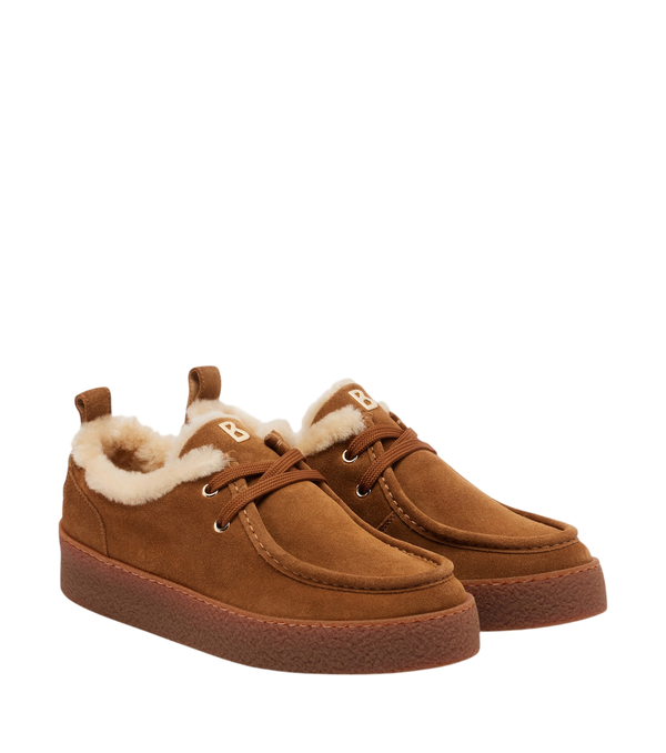 Bogner Lucerne shearling-lined suede sneakers
