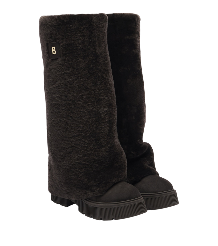 Bogner Turin shearling knee-high boots