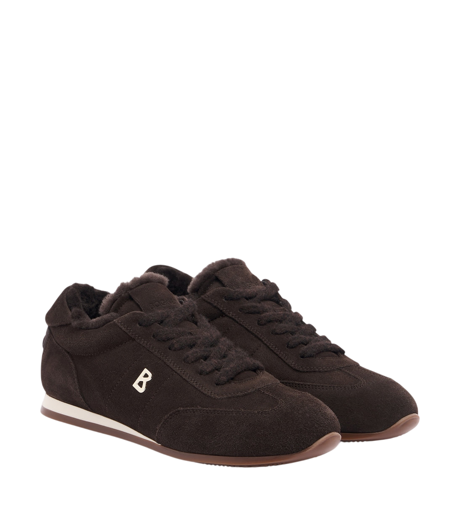 Bogner Valencia shearling-lined suede sneakers