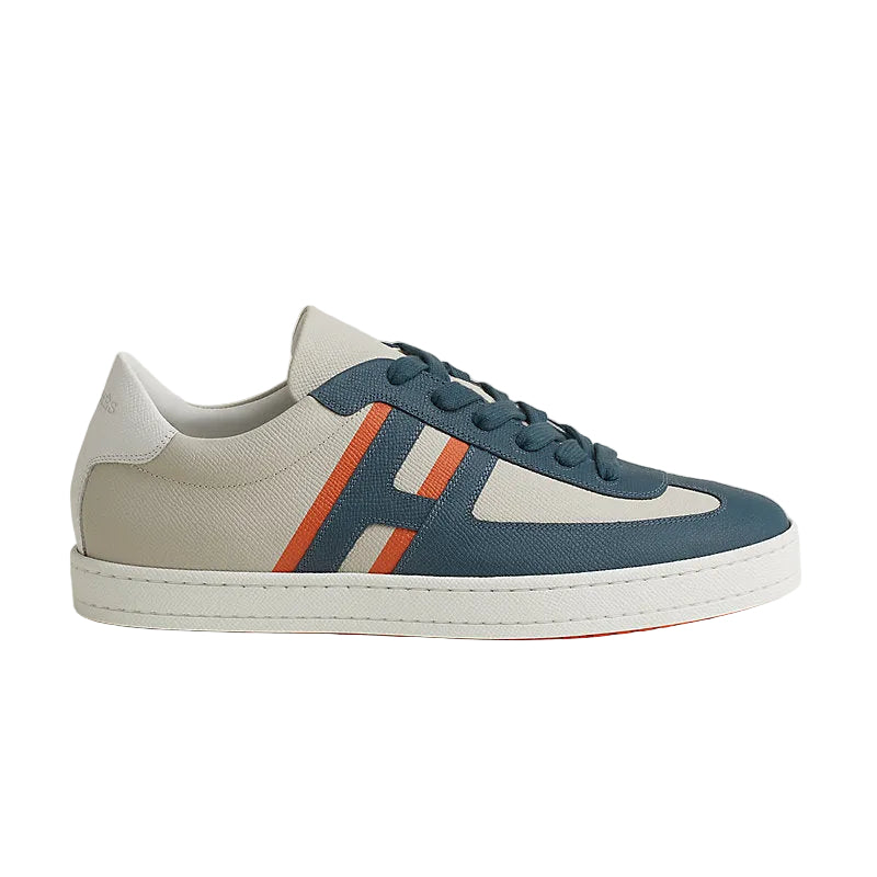 Hermès Boomerang grey blue sneakers