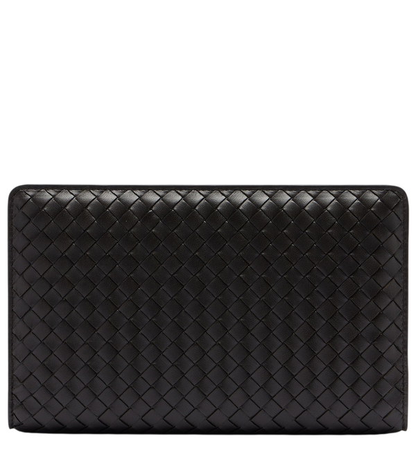 Clutch Bottega Veneta modelo Agenda en piel Intrecciato