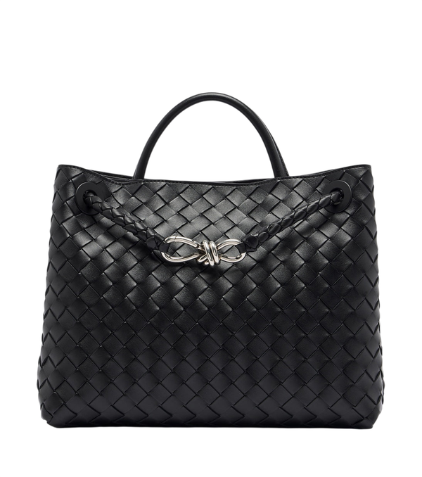 Bottega Veneta Andiamo Intrecciato Large leather top-handle bag