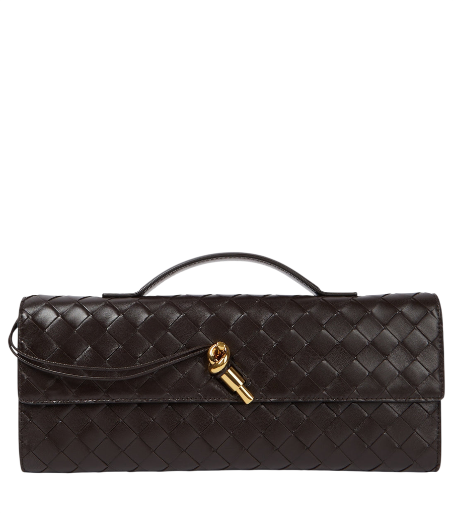 Clutch Bottega Veneta Andiamo de piel Intrecciato