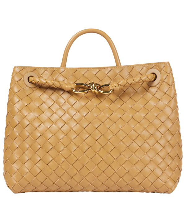 Bottega Veneta Andiamo Intrecciato Medium leather tote bag