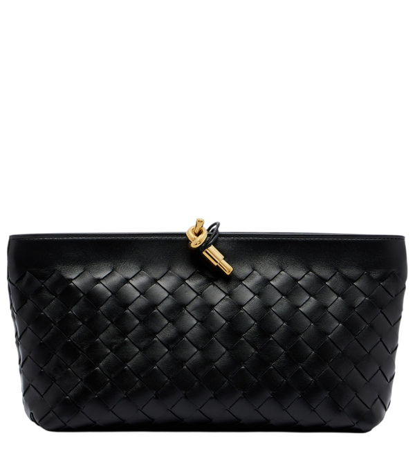 Bottega Veneta Andiamo Intrecciato Small leather clutch