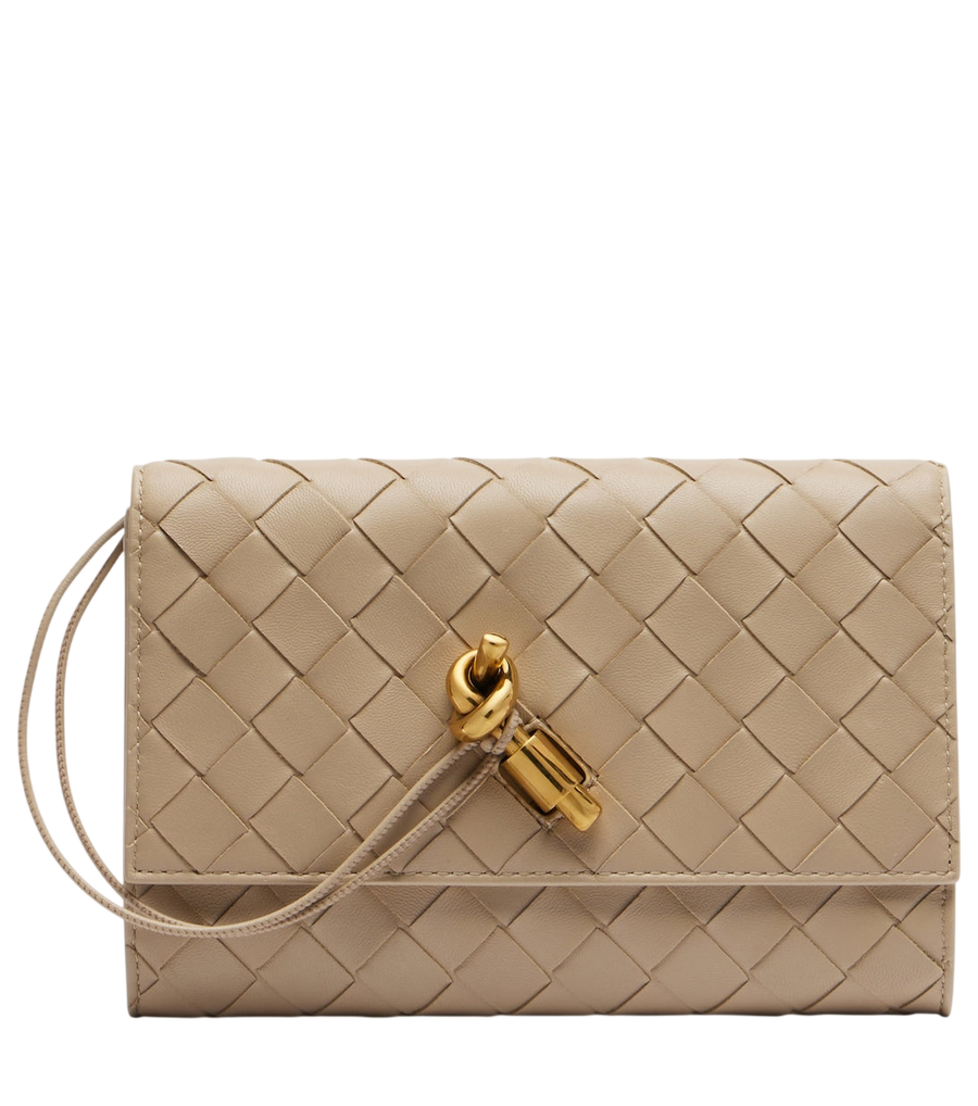 Bottega Veneta Bolsa de couro Andiamo com alça