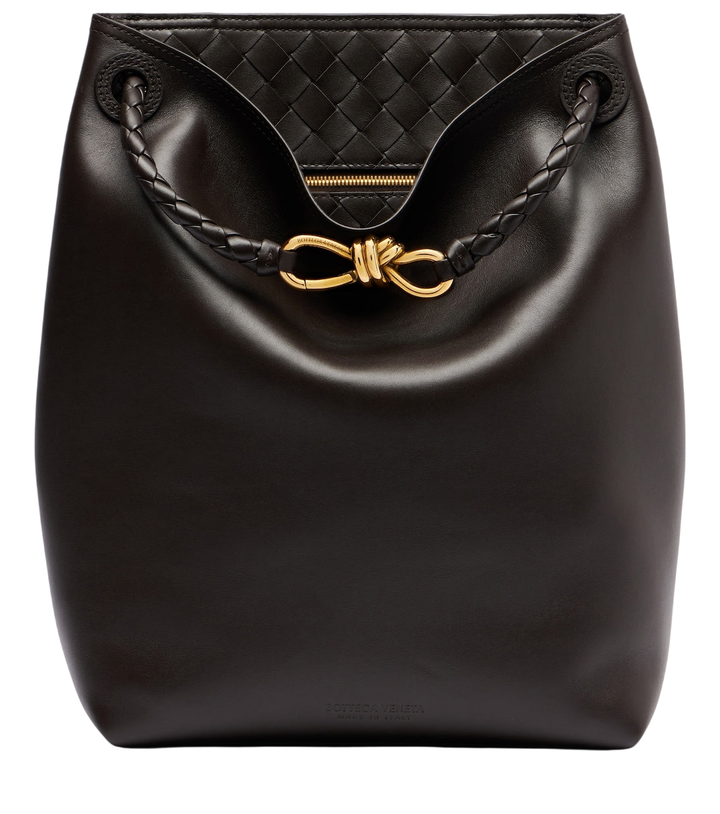 Bottega Veneta Andiamo Small leather bucket bag [white-bg-v2:174d3931-2f92-4f95-9f56-683b5f15eb86]