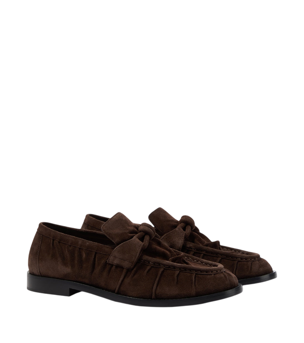 Bottega Veneta Astaire Knot suede loafers