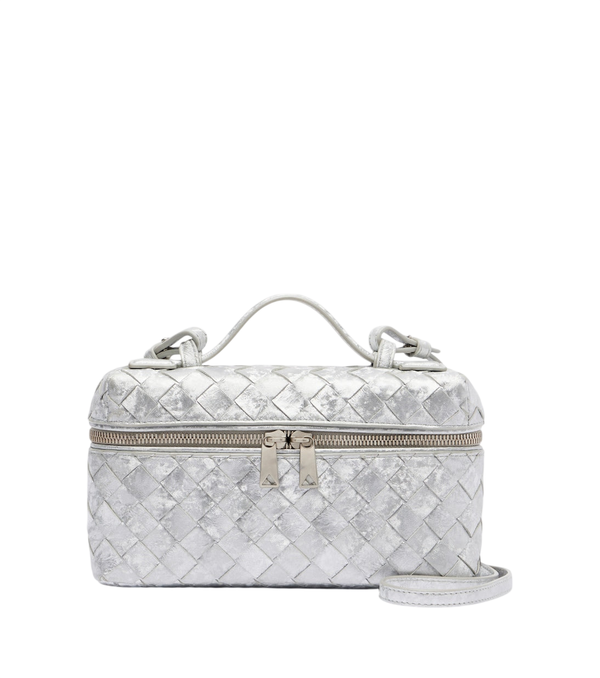 Bottega Veneta Bang Bang metallic leather vanity bag