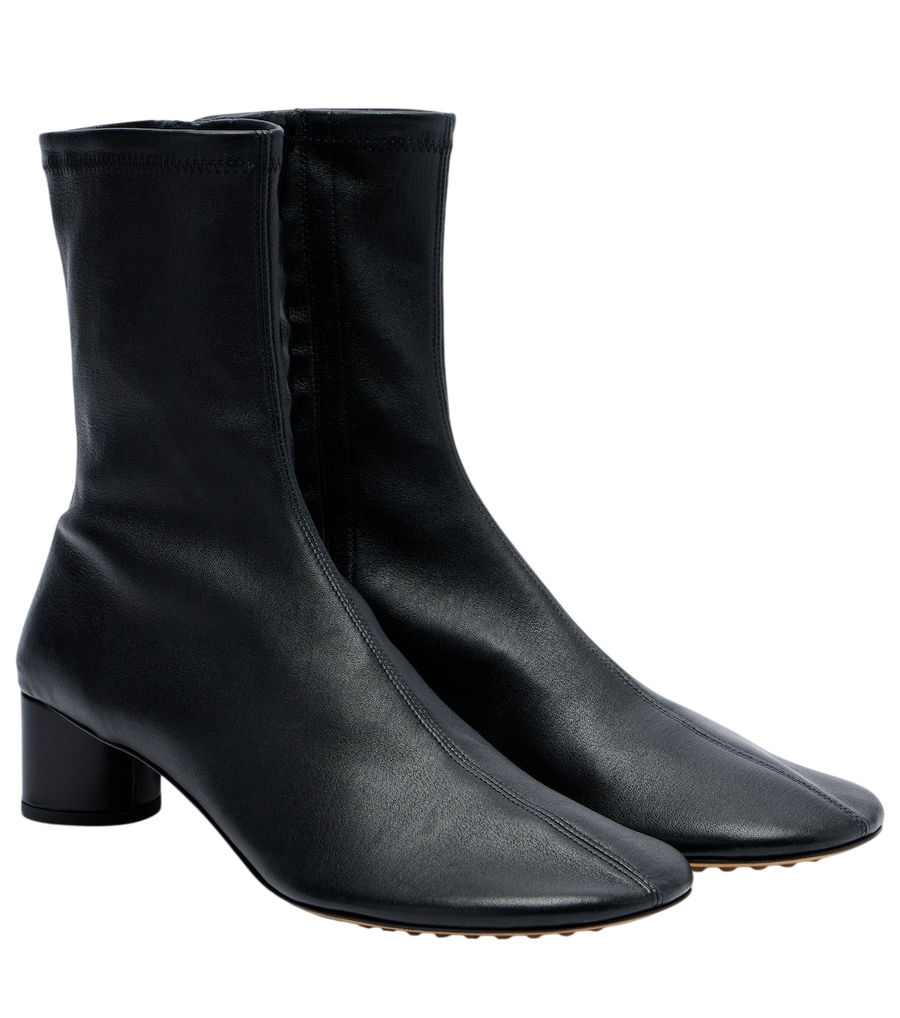 Bottega Veneta Cherry leather ankle boots