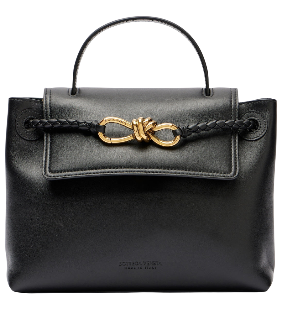 Bottega Veneta Mala pequena de couro com alça superior Ciao Ciao Knot