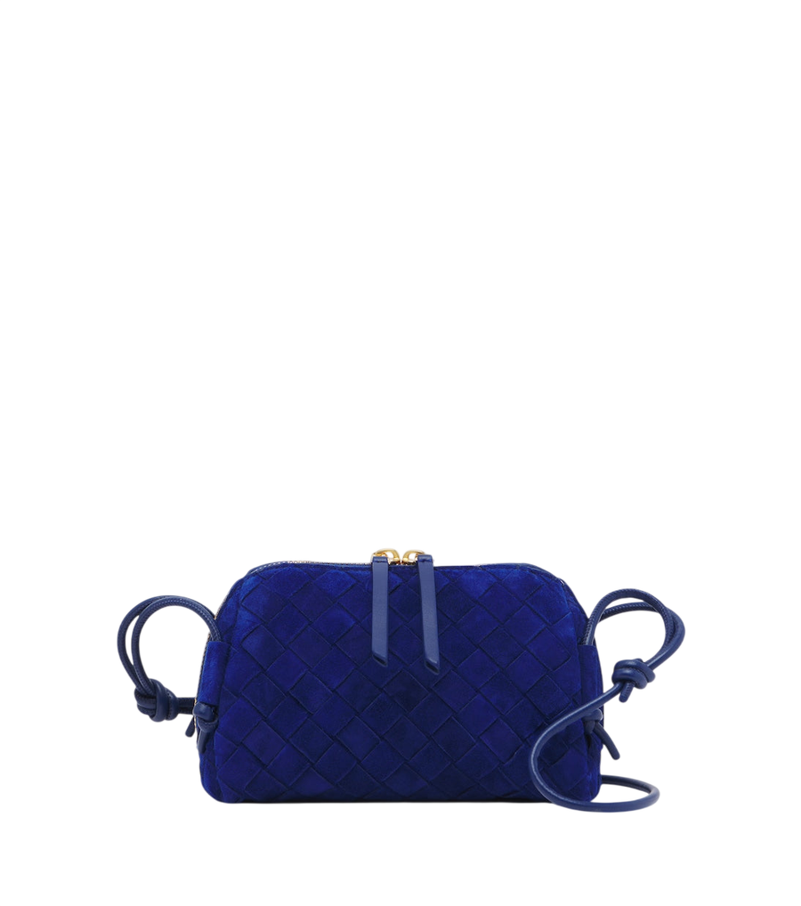 Bolso cruzado Bottega Veneta Concert de ante Intrecciato