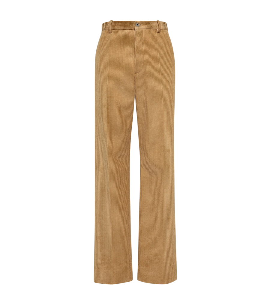 Bottega Veneta Cotton corduroy straight pants