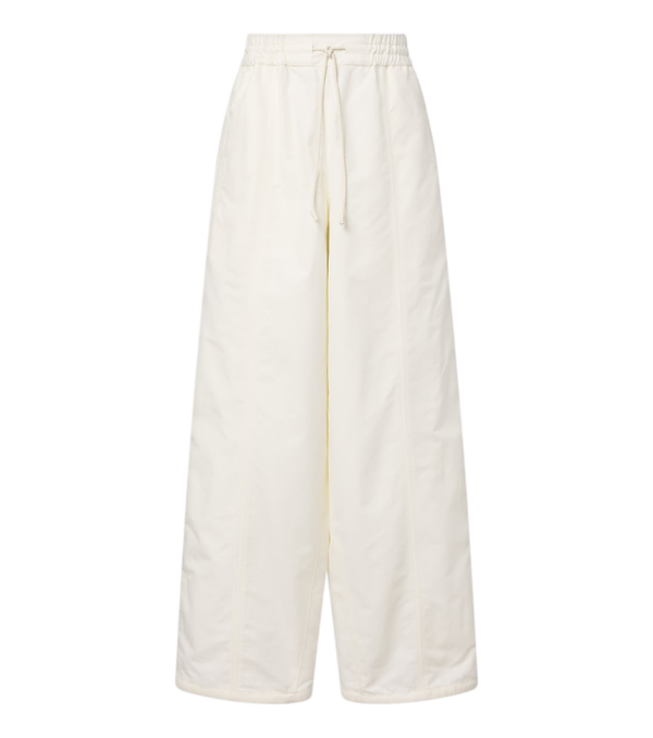 Pantalones de pernera ancha en toile de algodón de Bottega Veneta