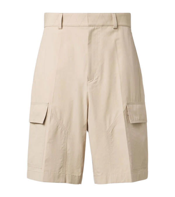 Bottega Veneta Cotton Twill Cargo Shorts