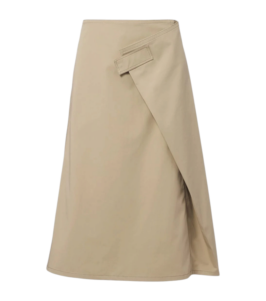Bottega Veneta Cotton Wrap Skirt