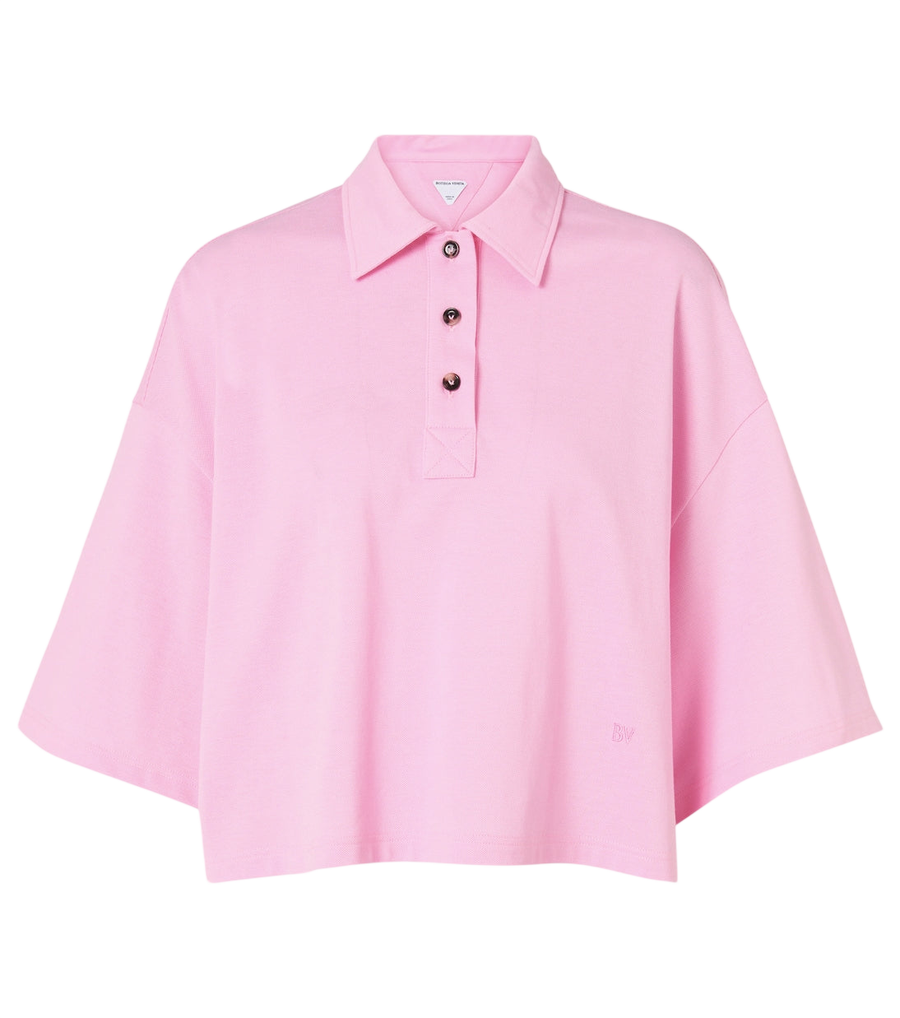Polo court en coton Bottega Veneta